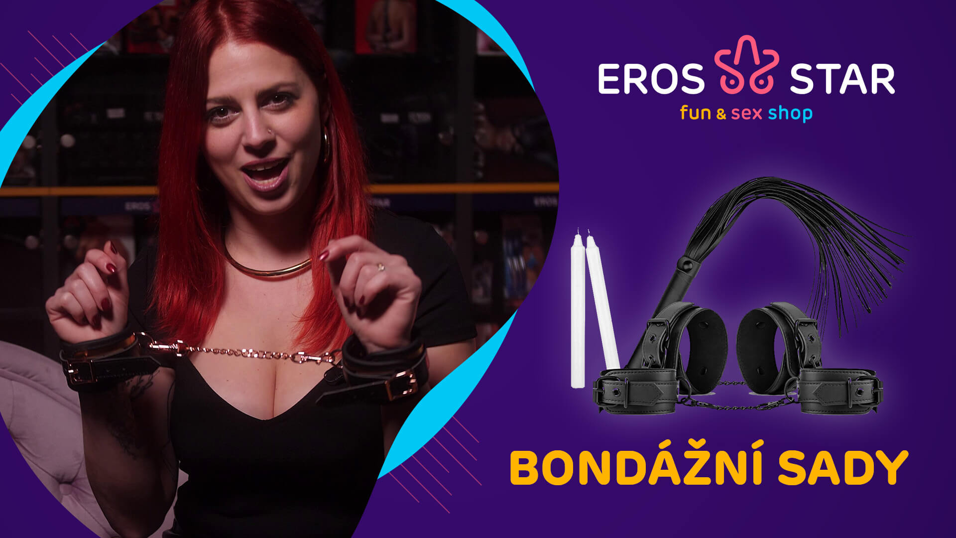 Oni mě svázali! Sabča vysvětluje jak začít s BDSM bodnážními sadami (HD Video)