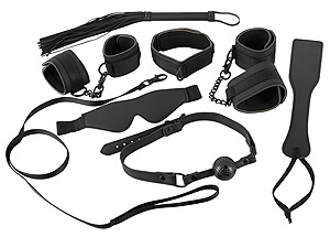 Bad Kitty Restraint Set, velká bondážní + BDSM + fetiš sada