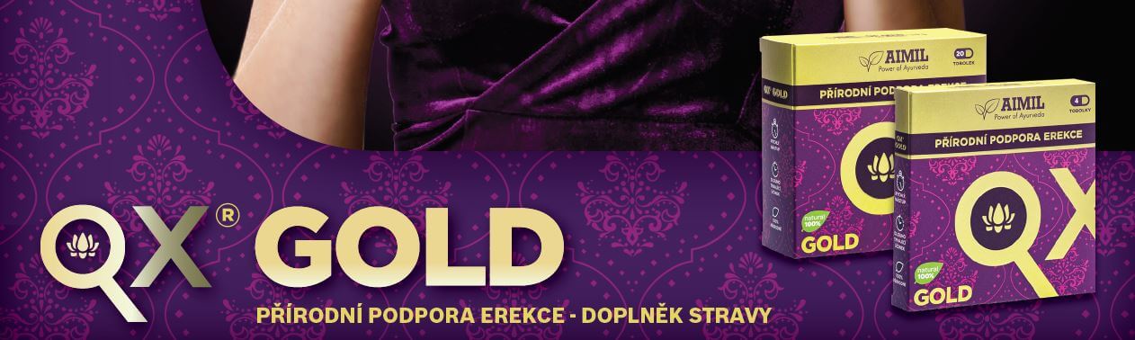 QX GOLD afrodiziaka na podporu erekce | ErosStar.cz