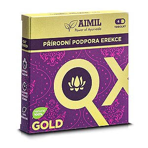 QX Gold 4 tobolky, startovací balení přírodní doplněk stravy na podporu erekce