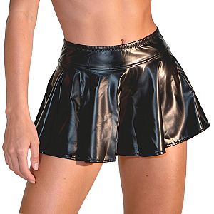 Cottelli Party Flared Skirt, rozšířená minisukně v matném vzhledu