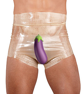 LATE X Latex Diaper čiré
