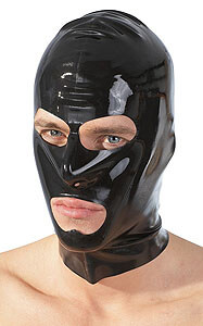 LateX latexová maska černá