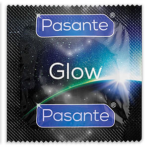 Pasante Glow (1ks), svítící kondom