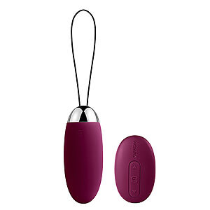 SVAKOM Elva Remote-Controlled Smart Vibrating egg Violet, fialové vibrační vajíčko s dálkovým ovládáním 8 x 3,2 cm