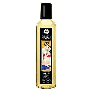 Profesionální masážní olej Shunga Erotic Massage Oil Seduction Midnight Flower 250 ml