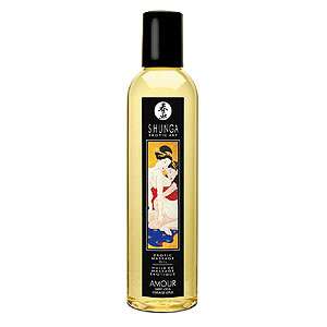 Profesionální masážní olej Shunga Erotic Massage Oil Amour Sweet Lotus 250 ml