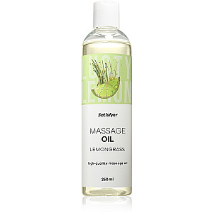 Satisfyer Massage Oil 250 ml (Lemongrass), citrónový masážní olej