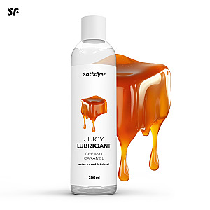 Satisfyer Juicy Lubricant 300 ml (Creamy Caramel), karamelový lubrikační gel