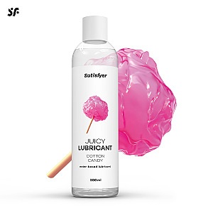 Satisfyer Juicy Lubricant 300 ml (Cotton Candy), ochucený lubrikační gel
