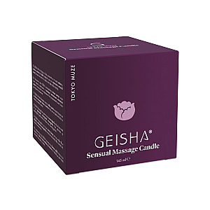 Geisha Sensual Massage Candle Tokyo Muze (145 ml), hřejivá masážní svíčka