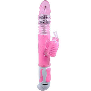 Baile Fascination Bunny Vibrator Pink - multifunkční vibrátor