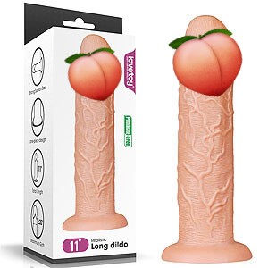 LoveToy Realistic Long Dildo 11" (27 cm), realistické dildo s přísavkou