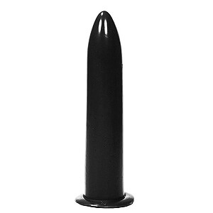 All Black Dildo 20 cm, dlouhý anální/vaginální kolík s průměrem 3,6 cm