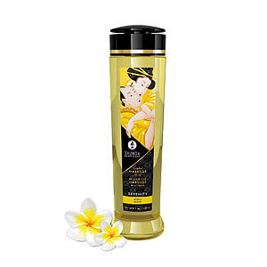 Profesionální masážní olej Shunga Erotic Massage Oil Serenity Monoi 240 ml