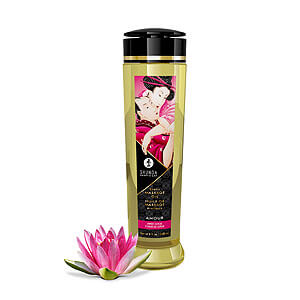 Profesionální masážní olej Shunga Erotic Massage Oil Amour Sweet Lotus 240 ml