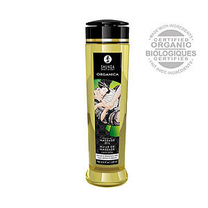 Organický masážní olej Shunga Erotic Massage Oil ORGANICA Natural 240 ml