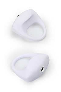 Silikonový vibrační kroužek LIT-UP Stimu Ring 8 bílý
