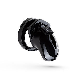 Lockdown Chastity Cage Black (Small), elegantní klec na penis