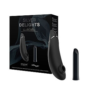 Womanizer Silver Delights (Womanizer Premium + We-Vibe Tango)