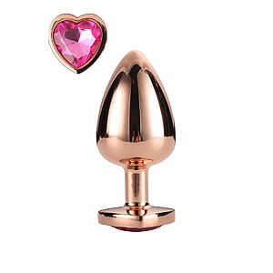 Gleaming Love Plug (Rose Gold / Small)