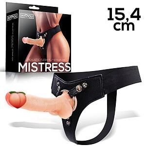 Mistress Silicone Strap-on (15,4 cm, Flesh)