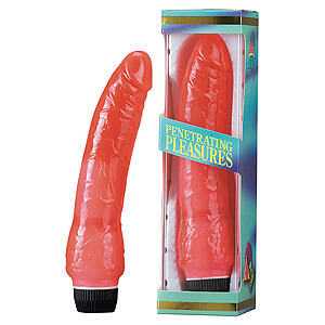 Seven Creations Jelly Vibrator #1, gelový vibrátor na baterie 18,5 x 4,5 cm