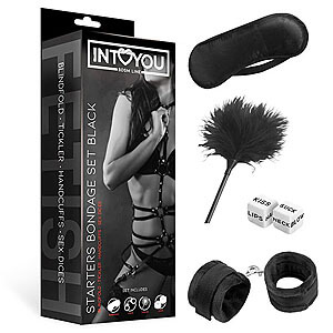 INTOYOU Starters Bondage Set (4 pieces / Black)