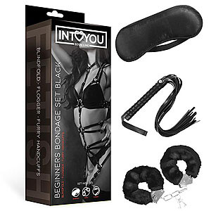 INTOYOU Beginners Bondage Set (3 pieces / Black)