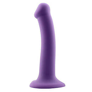 Action Bouncy Liquid Silicone Dildo 7.5″ (19 cm / Purple)