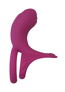 XoCoon Couples Stimulator Ring (Fuchsia), stimulační penis kroužek s vibrací