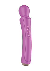 XoCoon The Curved Wand (Fuchsia), ergonomický masážní vibrátor