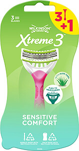 Wilkinson Sword Xtreme3 Sensitive Comfort (4 ks), dámské holící strojky