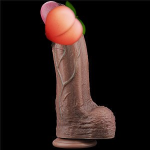 Lovetoy 13″ (33 cm) Dual Layered Cock (Brown), replika BBC dildo