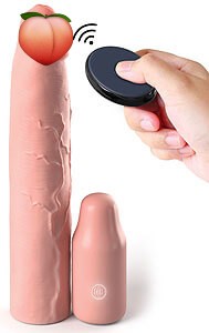 Fantasy X-Tensions Elite 3″ Vibrating Mega X-Tension, prodlužovací návlek na penis