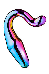 Glamour Glass Sleek Anal Tail (10 cm), skleněný anální kolík