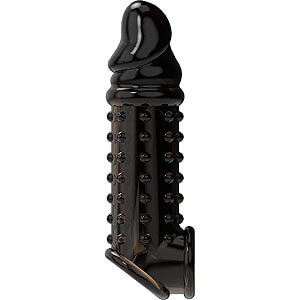 VirilXL Penis Extender V11 (Black), návlek na penis a varlata