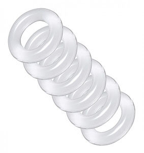 Master Series Ring Master Ball Stretcher Kit, kroužky na penis