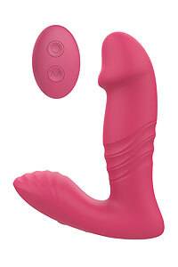 Dream Toys Essentials Up & Down (Pink), dvojitý vibrátor s ovladačem