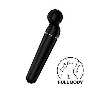 Satisfyer Planet Wand-er (Black), luxusní masážní hlavice