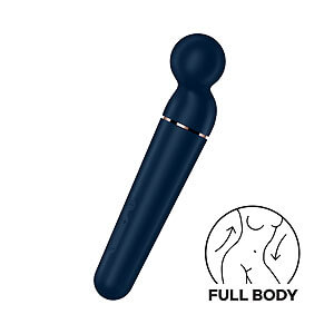 Satisfyer Planet Wand-er (Blue), luxusní masážní hlavice