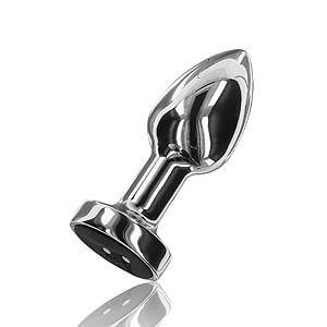 ToyJoy The Glider Buttplug (Small), železný anální kolík s vibrací