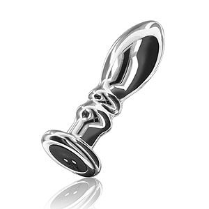 ToyJoy The Slider Buttplug (Medium), železný anální kolík s vibrací