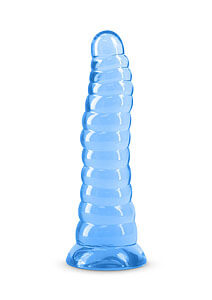 NS Novelties Fantasia Nymph (Blue), čiré dildo s přísavkou