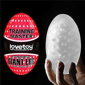 Lovetoy Giant Egg (Stamina Nodules), pánský masturbátor