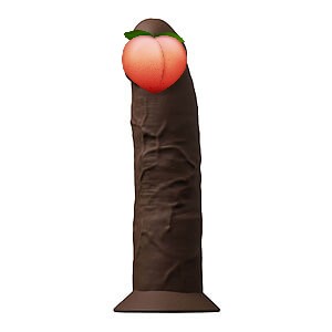Amorelie UNCOVER Dusk Dildo 19,2 cm (Espresso), super realistické dildo