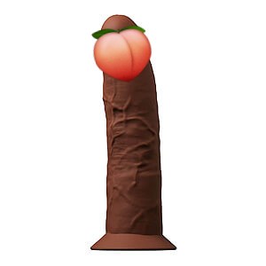 Amorelie UNCOVER Dusk Dildo 19,2 cm (Toffee), super realistické dildo