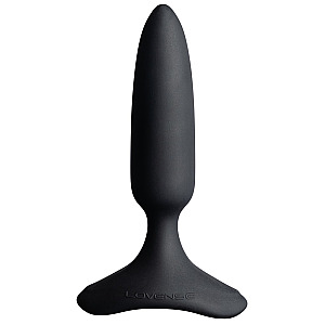 Lovense Hush 2 Butt Plug XS 25mm APP (Black), vibrační anální kolík