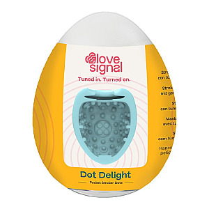 Dream Toys Love Signal Dot Delight Pocket Stroker, kompaktní masturbátor