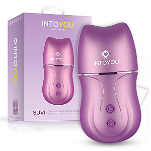 IntoYou App Series Suvi Stimulator with Licking, chytrý stimulátor